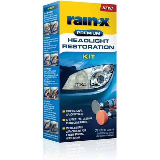 Premium Rain‑X Headlight Restoration Kit