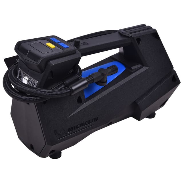 Michelin Rapid Digital Tire Inflator for 4x4 & SUVs with 120 PSI Max Pressure, LED Display, Auto Shut-Off, Long Hose - 12310