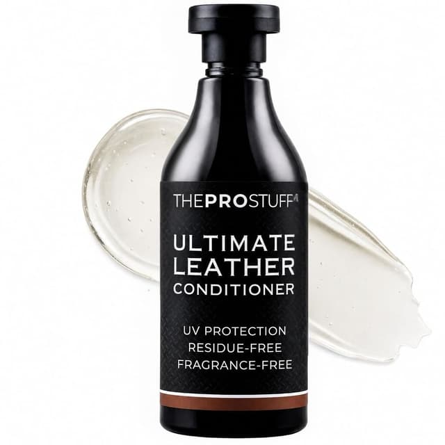 The ProStuff® Leather Conditioner & Polish | For Car Seat, Sofa, Jacket, Bag, Shoe, Belt | Professional Grade Formula | 295ML