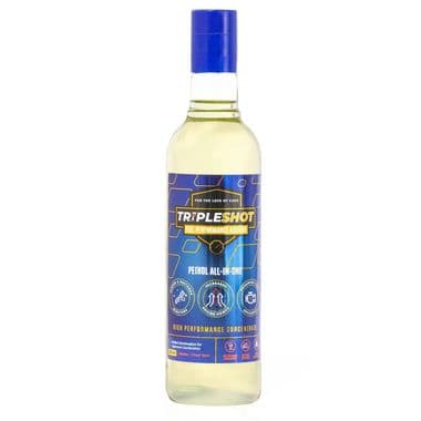 Tripleshot All-In-One - Petrol Additive 375 ml - Fuel Efficiency, Octane Boost and Injector & Fuel System Cleaning