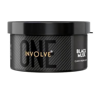 Involve One Black Musk Car Perfume -IONE13-45g | Strong Fiber Car Air Freshener | Long Lasting Musk Fragrance | Car Perfumes 
