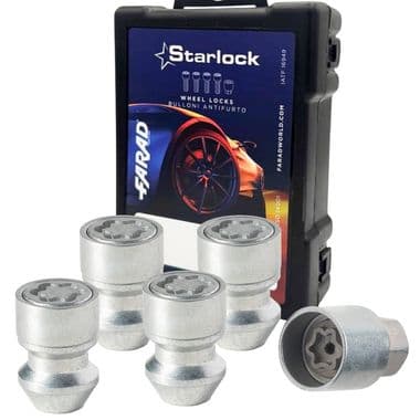 Farad Anti Theft Wheel Locks Starlocks AD1/E for Mahindra Quanto, Scorpio, Scorpio N, TUV300, XUV500