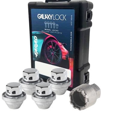 Farad Anti Theft Galaxy Wheel Locks for All Honda Cars With Company Fitted Alloys