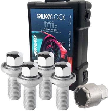 Farad Anti Theft Wheel Locks Galaxy Locks for all Skoda/VW Vehicles with Original Alloys