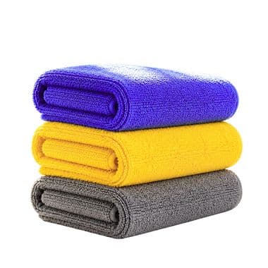 Microfiber Cloth 350 GSM – Pack of 3 Multipurpose Cleaning Cloths