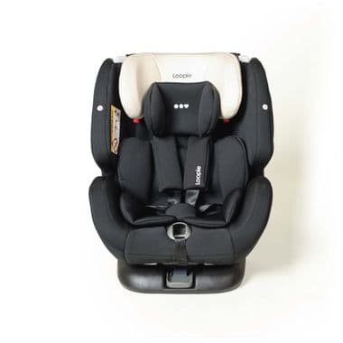 Loopie Baby Car Seat, Convertible 360° for 0-12 Years, Isofix & Non-Isofix Compatible, Forward & Rear Facing, 5 Point Harness