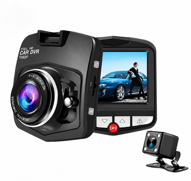 AUSHA Full HD Car Dash Camera Front & Rear 1080P, 2.4 Inch LCD, 170° Wide Angle, Night Vision, G-Sensor & Loop Recording