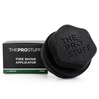 The Pro Stuff® Tyre Shine Applicator | Wave Foam Tyre Dressing Applicator Pad | Hex-Grip, Zero Sling | 1 Pack